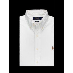 COPY - NWT Polo Men Short Sleeve Classic Fit Oxford Shirt White MSRP $115.00